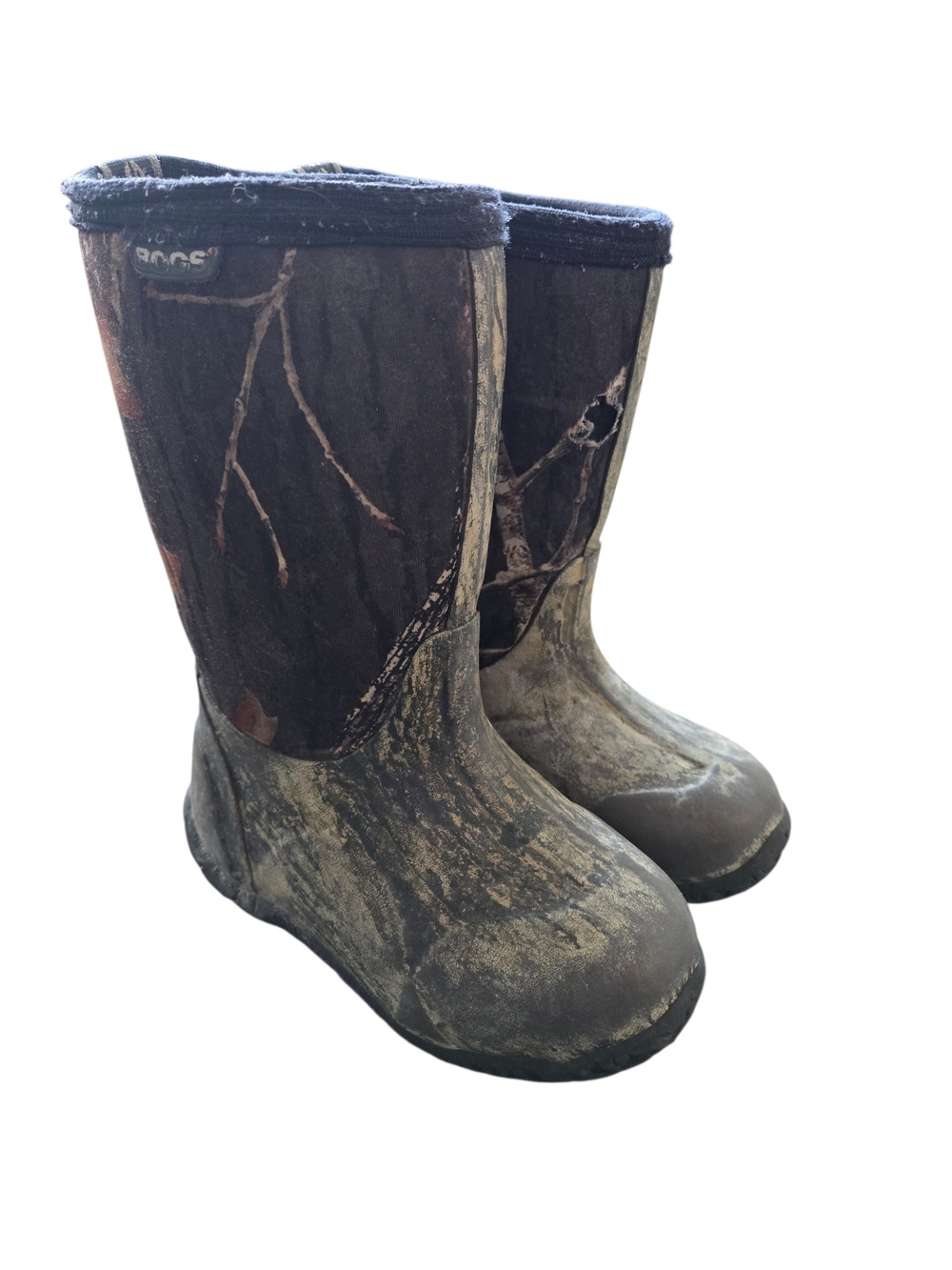 Kids Bogs Class Mossy Oak Waterproof Hunting Boots